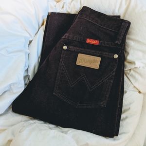Vintage Burgundy Highwaisted Wrangler Jeans